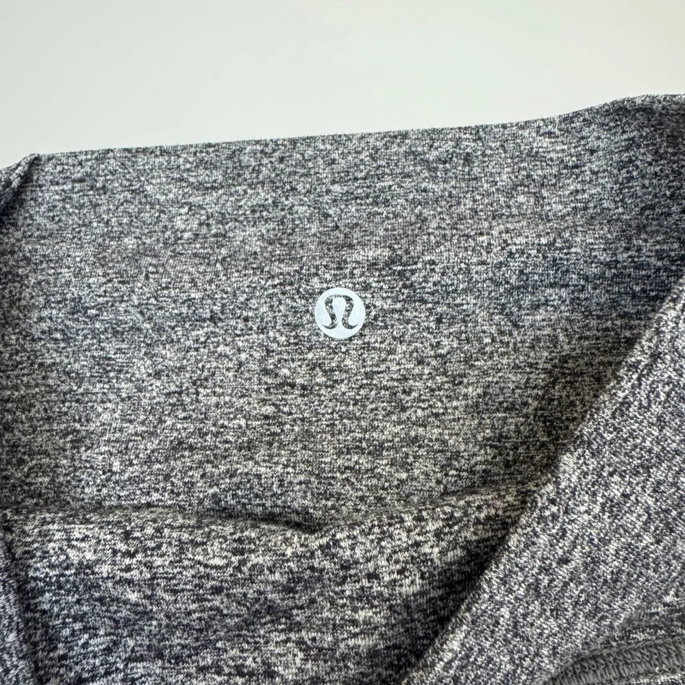 Lululemon Leggings Womens Size 6 Gray Space Dye Wunder Under High Rise Yoga